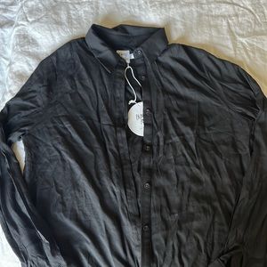 Black Chloe long sleeve top